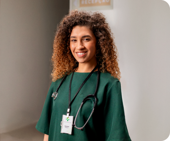 Profissional da saúde cooperado da Unicred